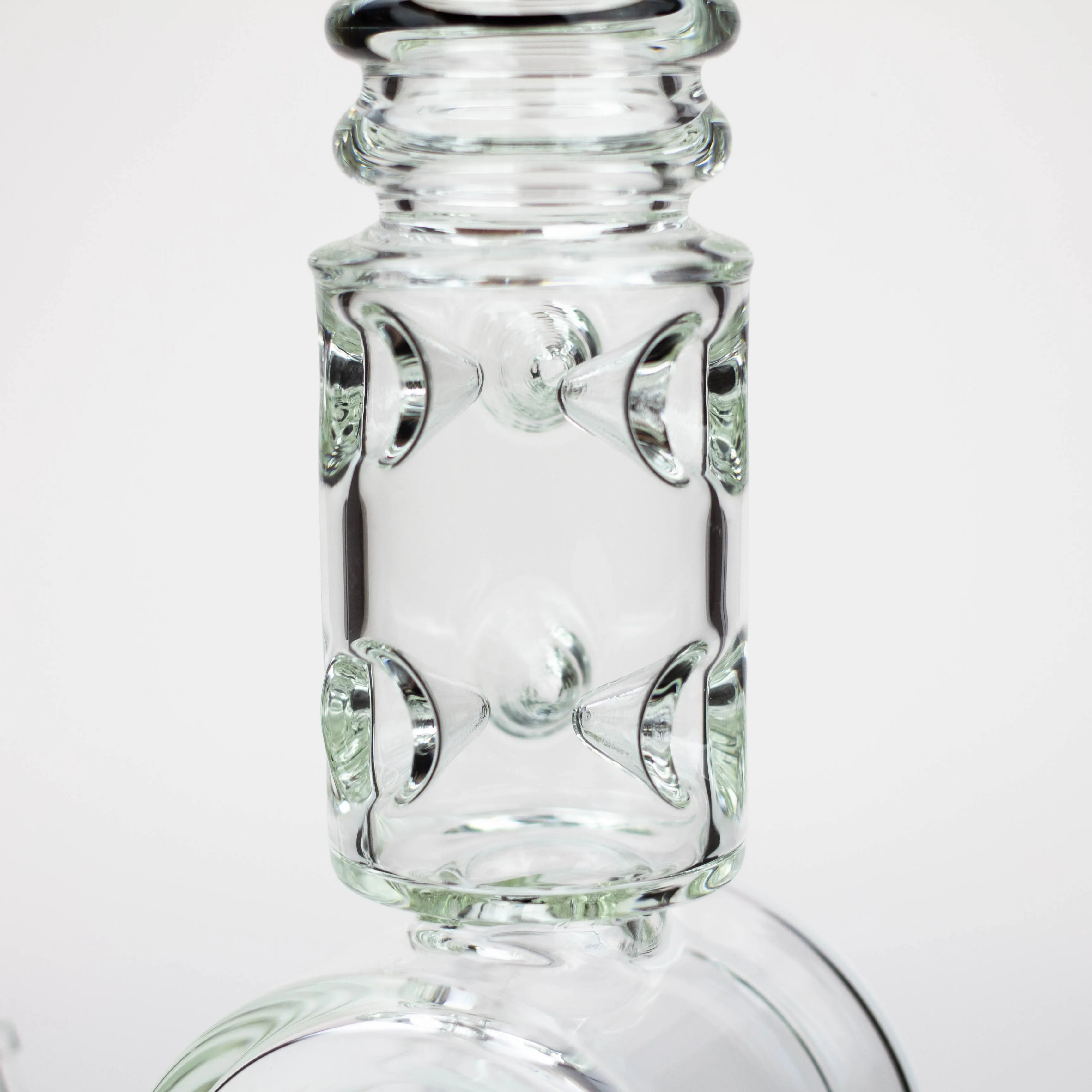 18" H2O Cone Diffuser Glass Water Bong