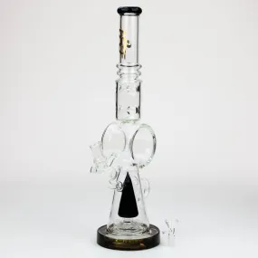 18" H2O Cone Diffuser Glass Water Bong