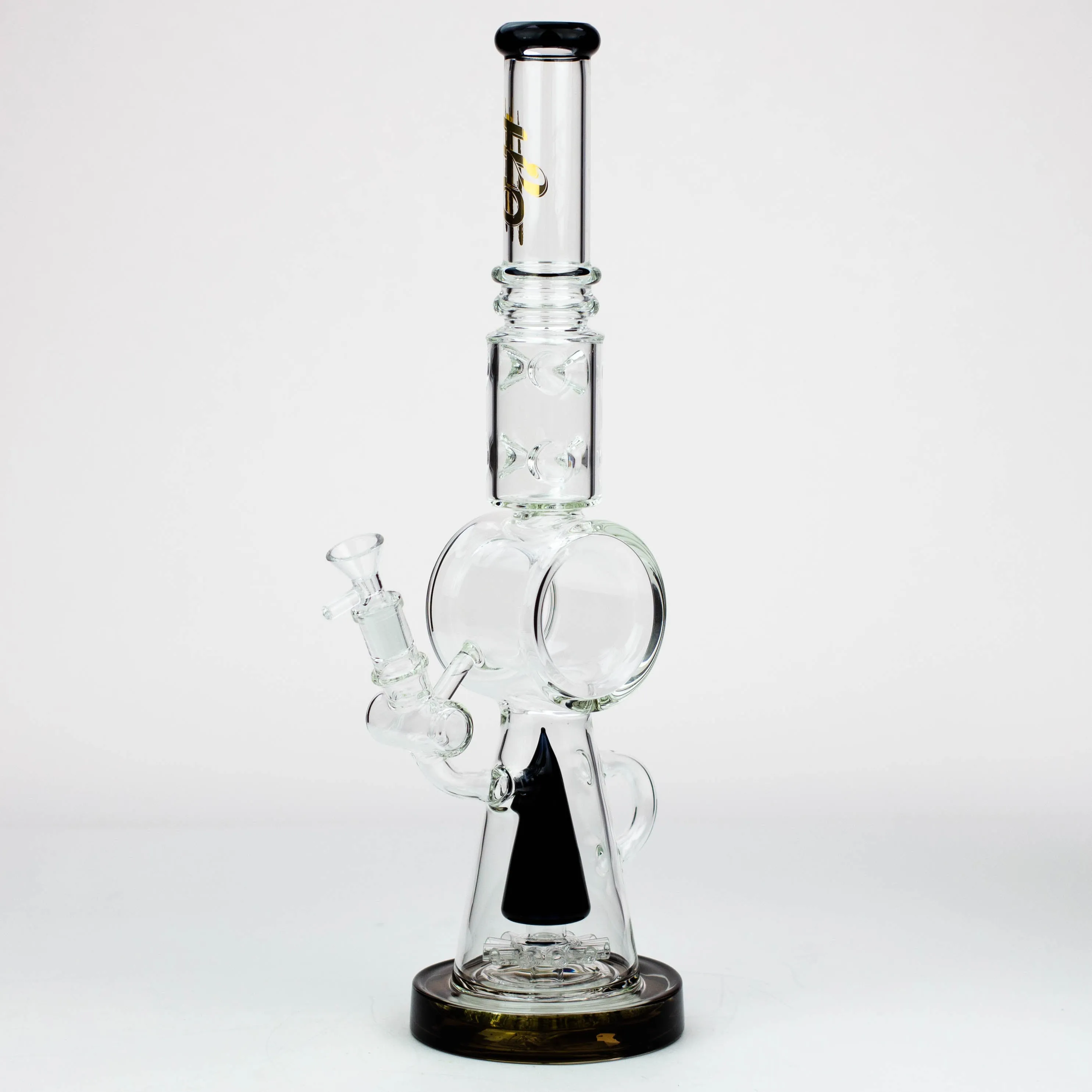 18" H2O Cone Diffuser Glass Water Bong