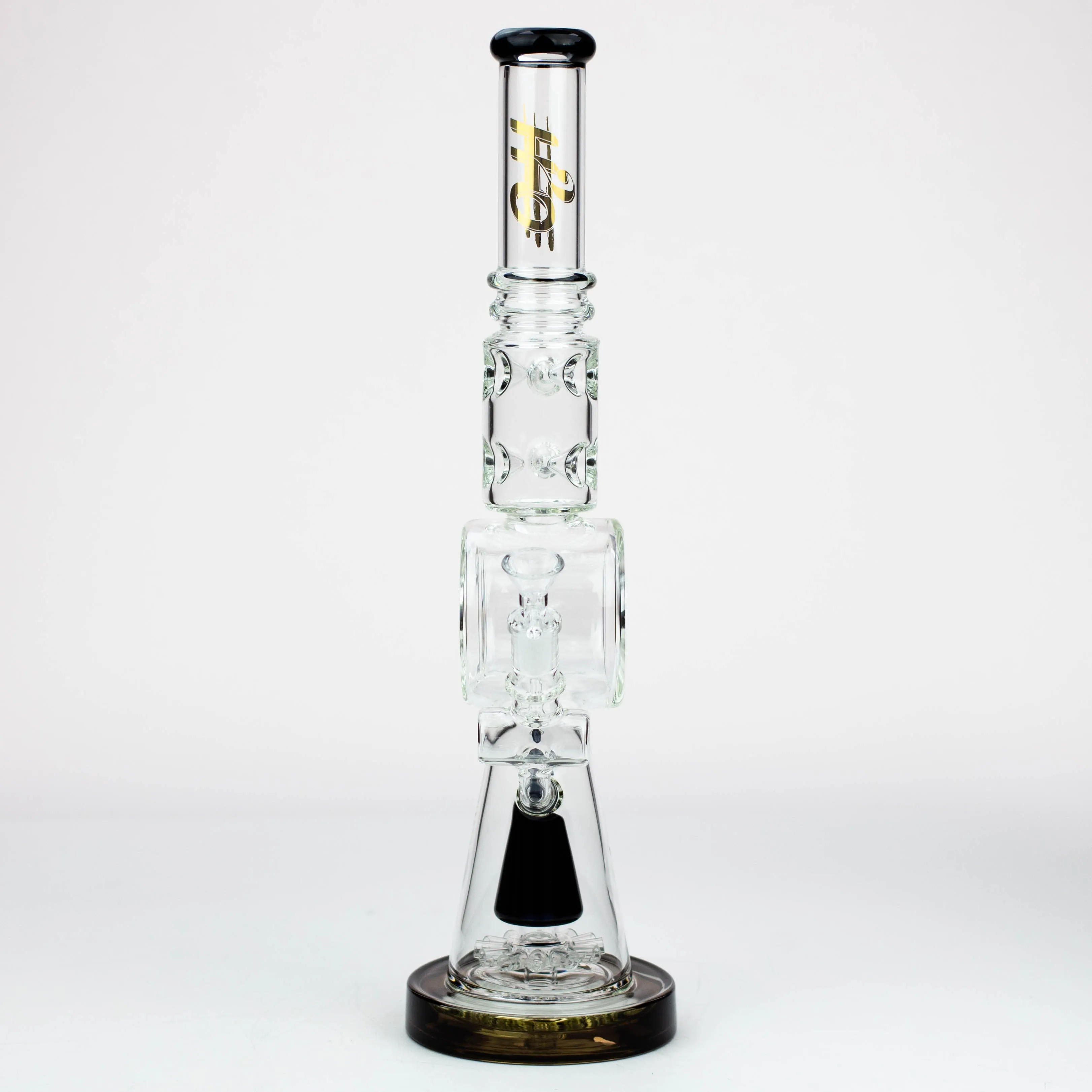 18" H2O Cone Diffuser Glass Water Bong