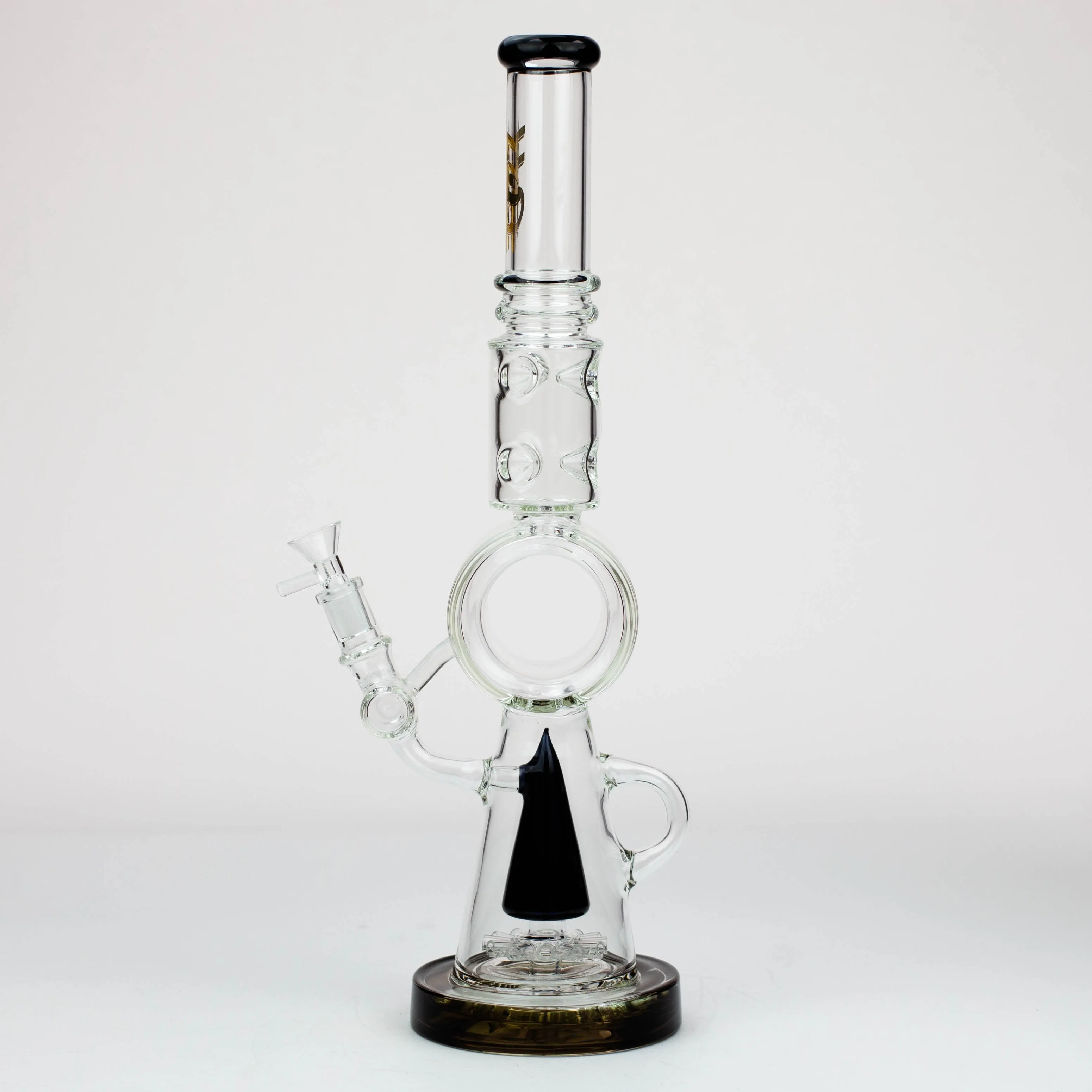 18" H2O Cone Diffuser Glass Water Bong