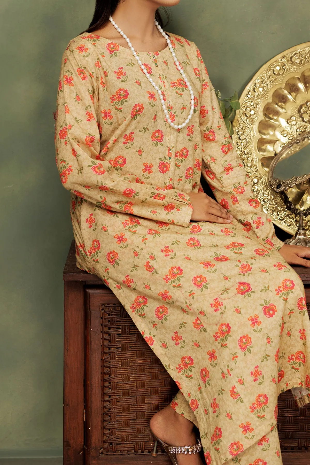 2 PIECE UNSTITCHED LAWN | UN-DPC-360