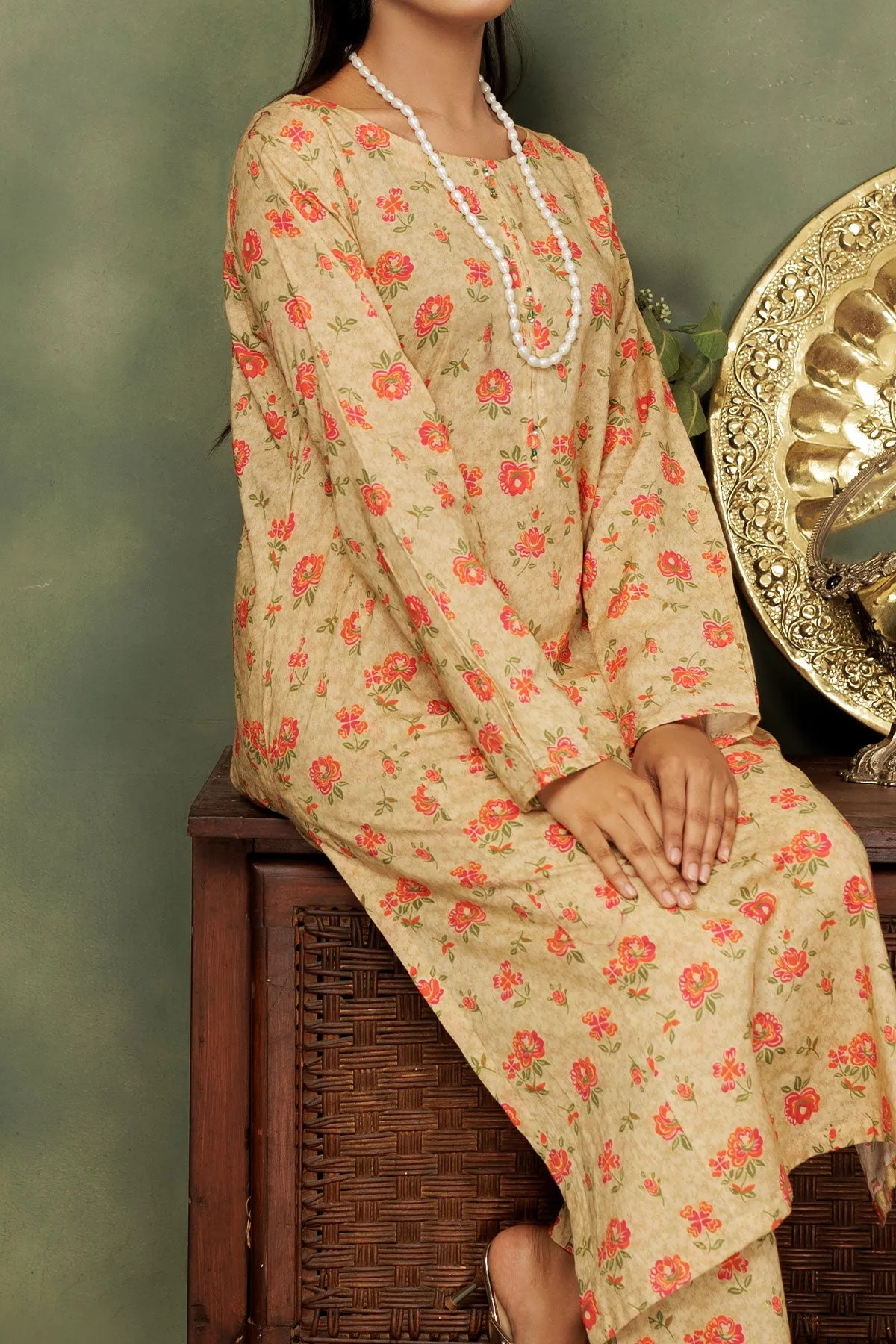 2 PIECE UNSTITCHED LAWN | UN-DPC-360