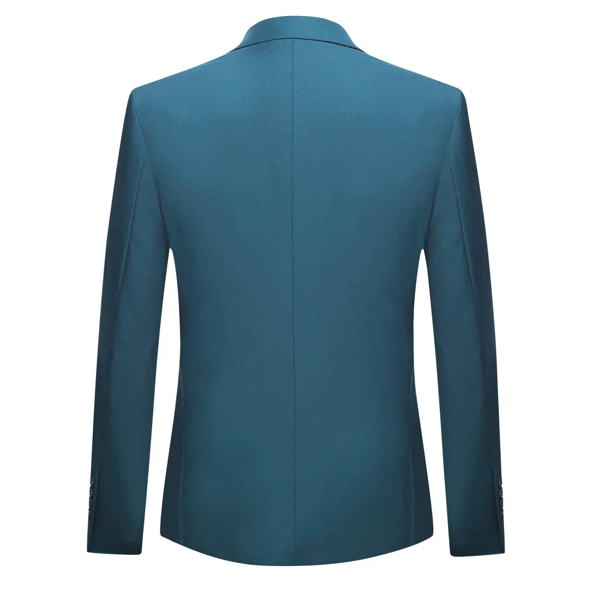 3-Piece One Button Formal Suit Blue Suit