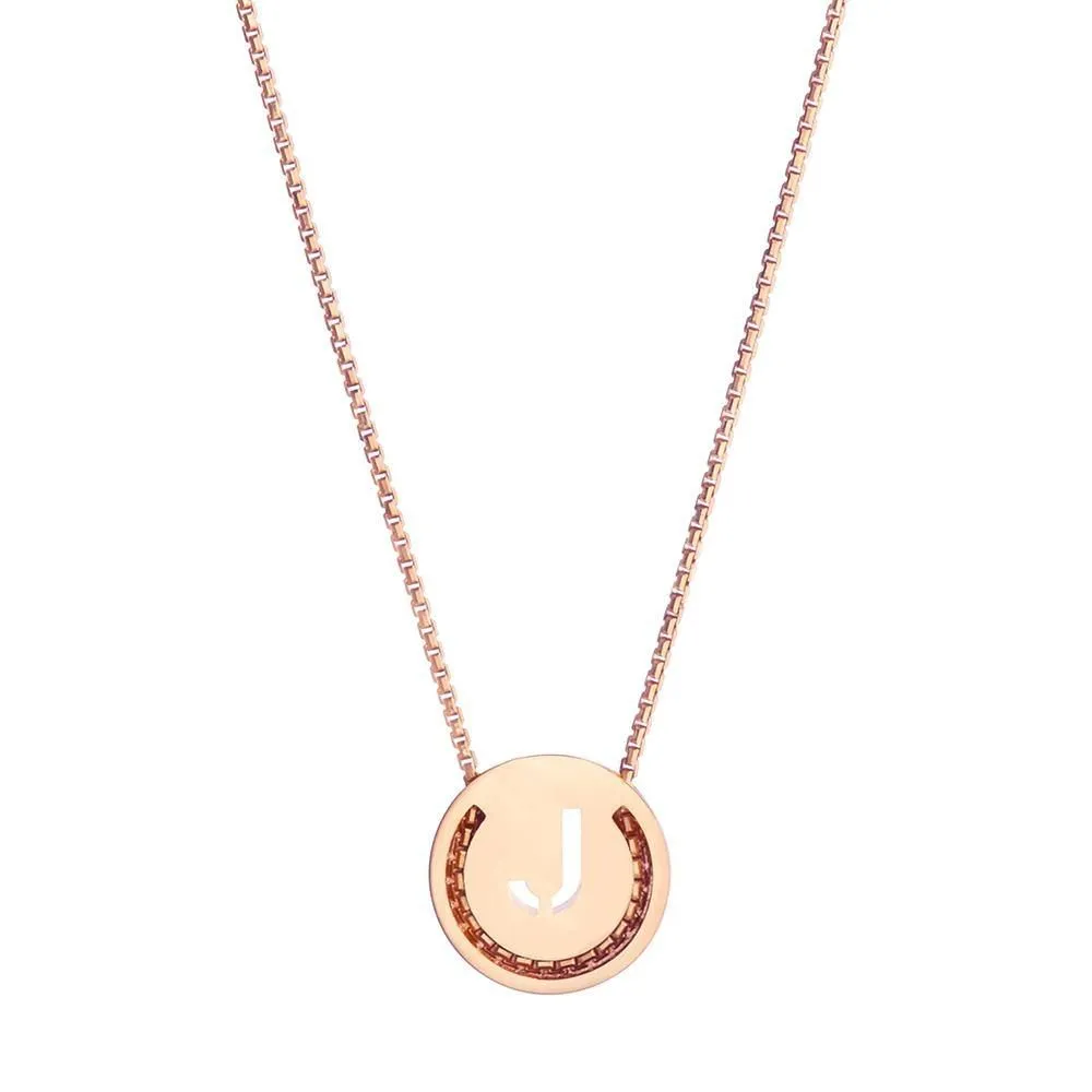 ABC's - J 18K Gold Plated Necklace