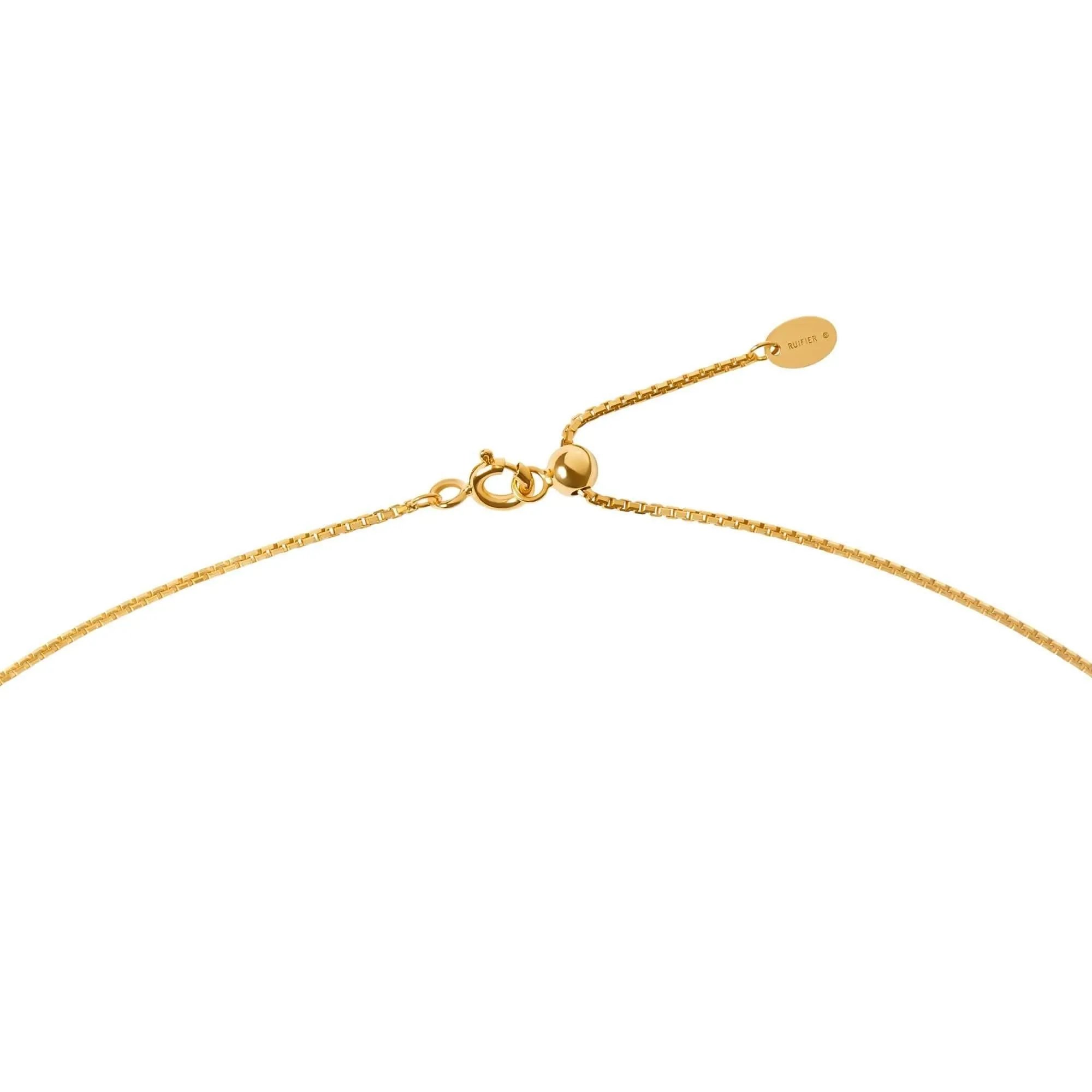 ABC's - S 18K Gold Plated Necklace