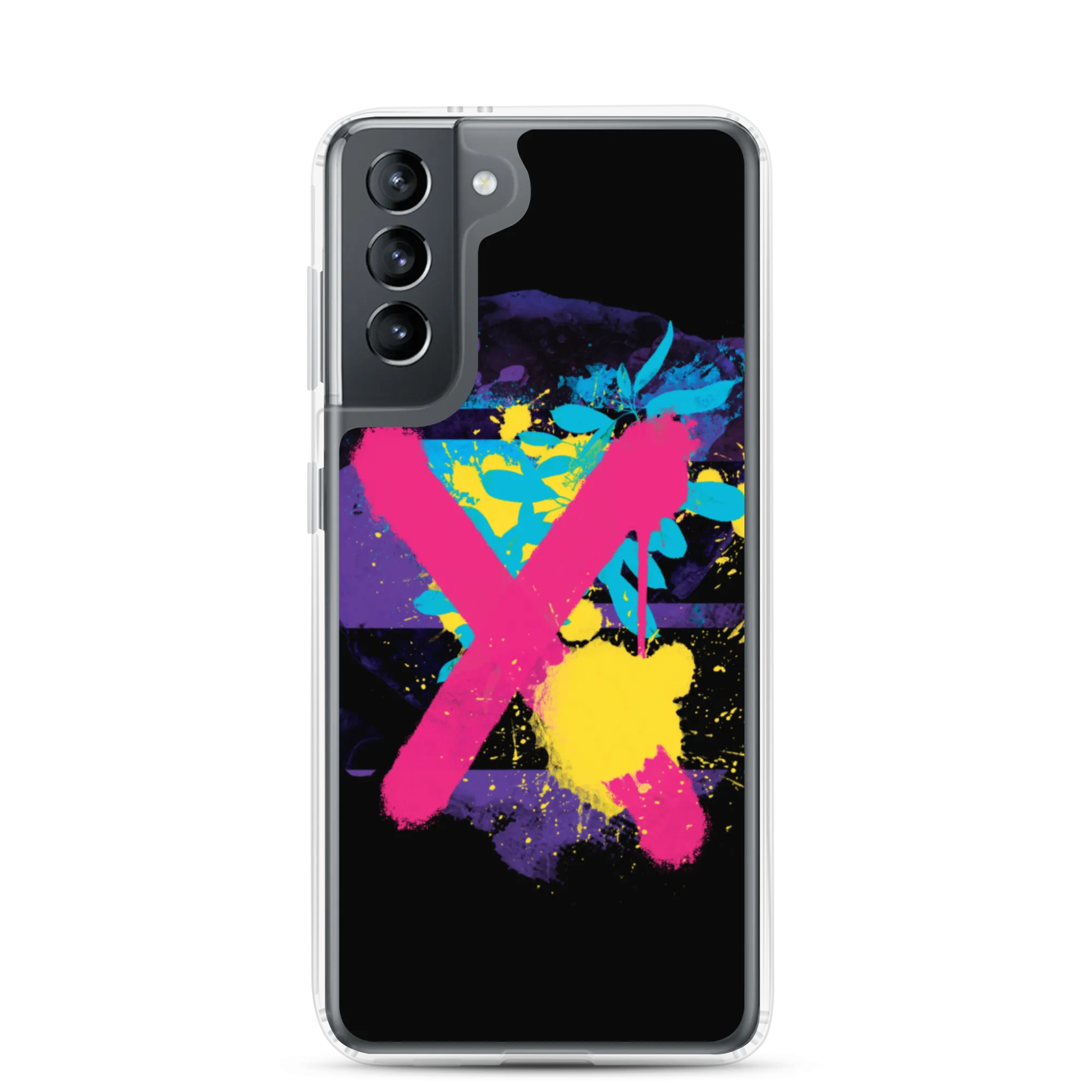 Abstract Series 01 Samsung Case Black