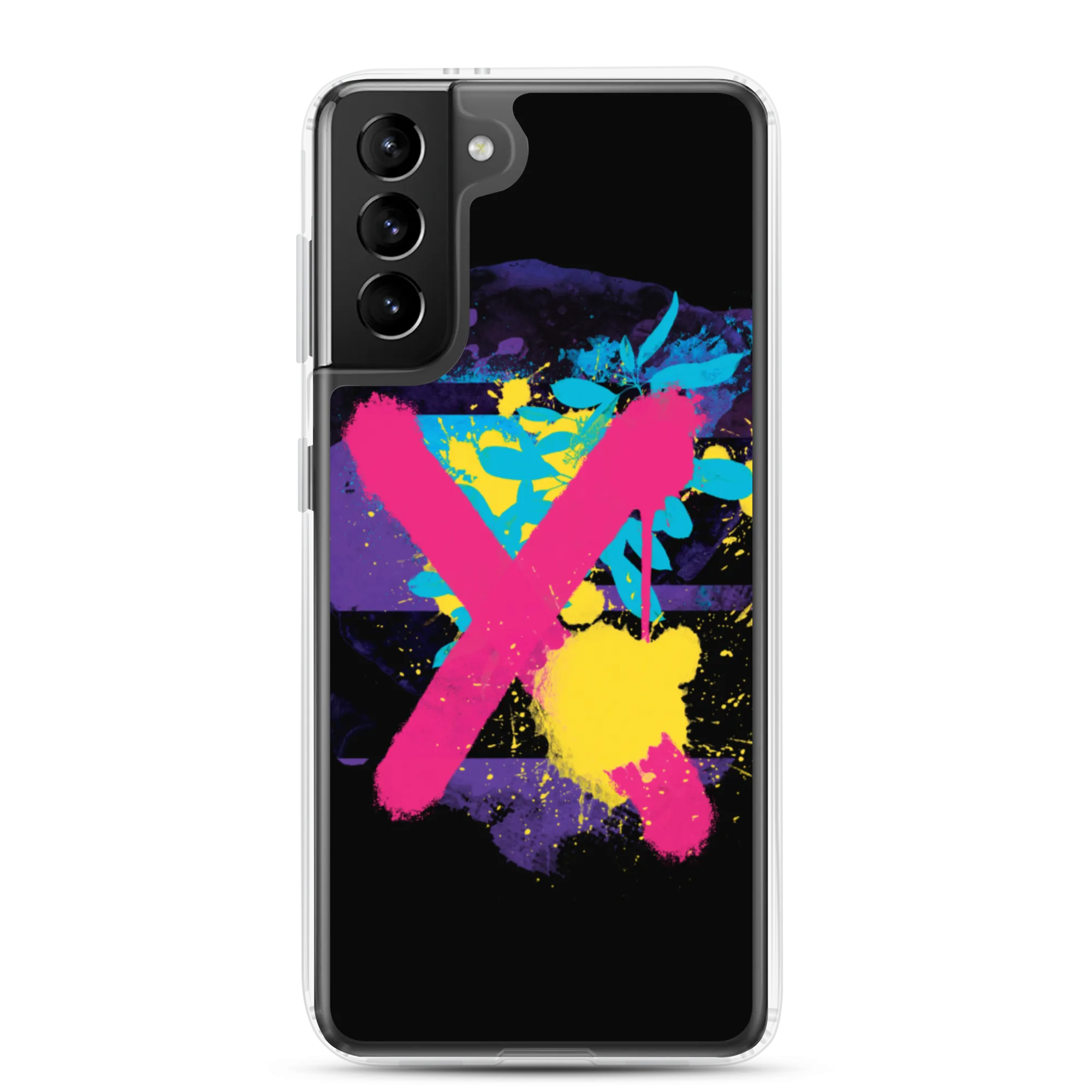 Abstract Series 01 Samsung Case Black