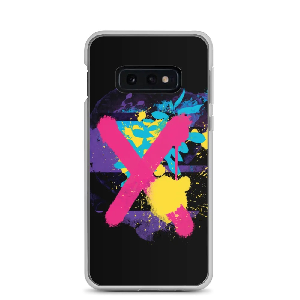 Abstract Series 01 Samsung Case Black