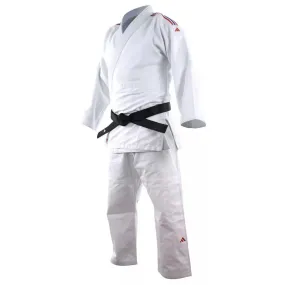 adidas Contest Judo Gi White Suit J650 Double Weave 23oz