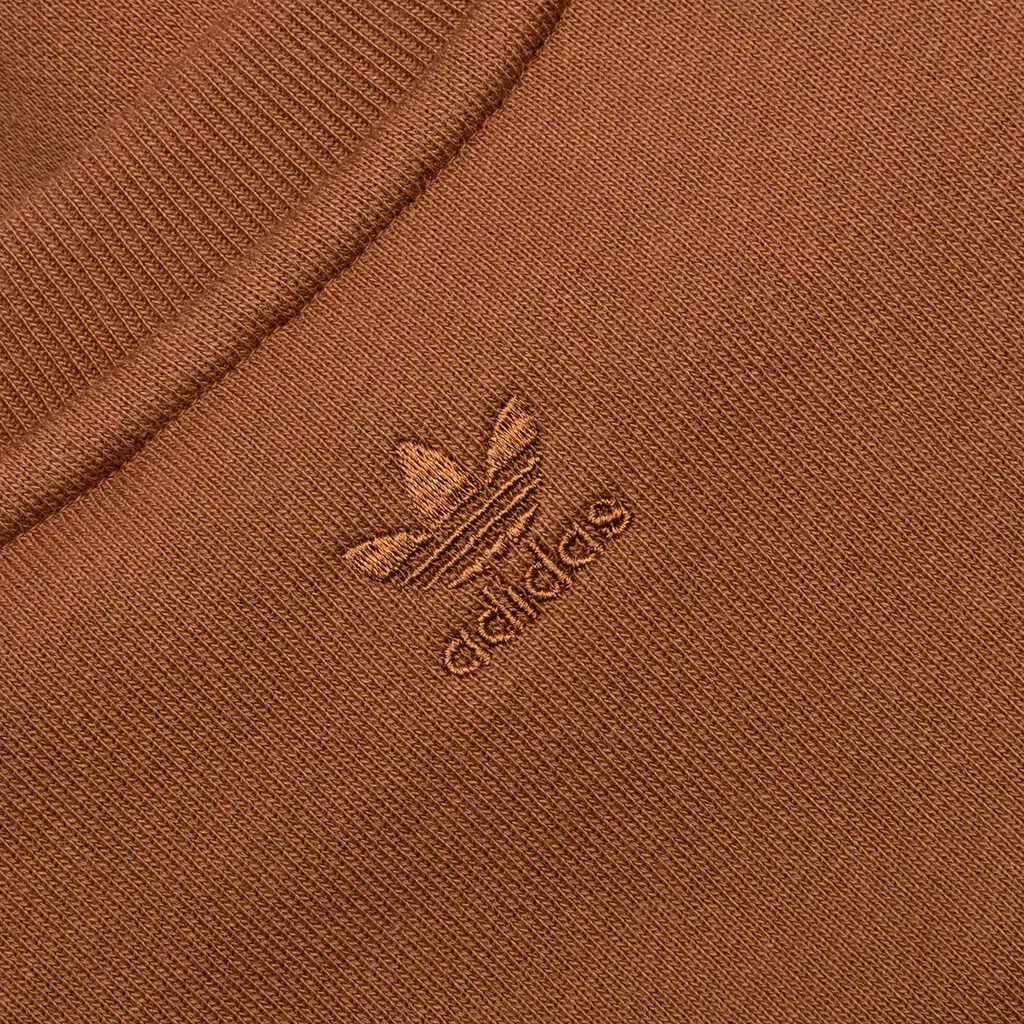 Adidas x Pharrell Williams Basics Crew - Wild Brown