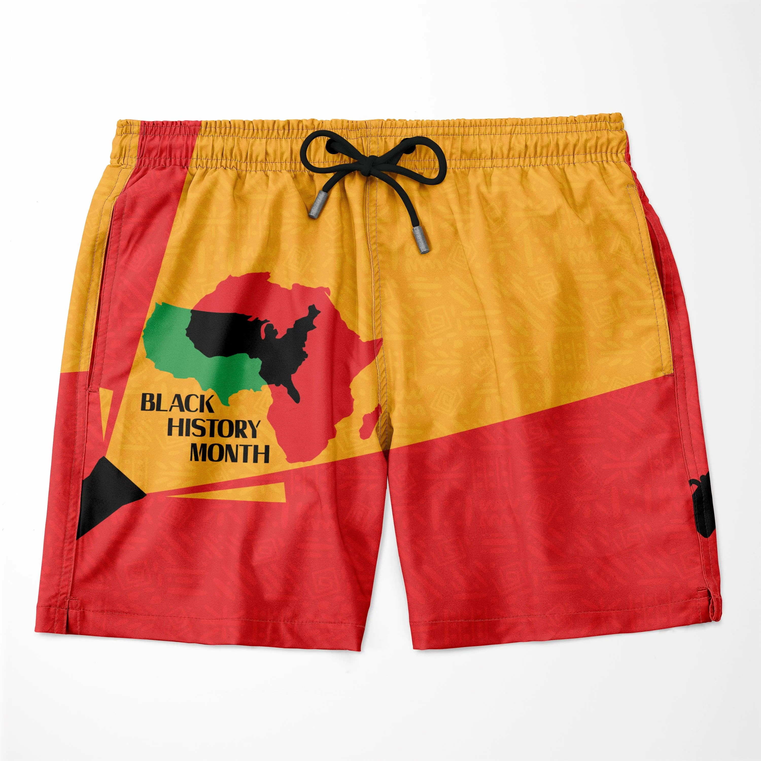 African American Black History Month T-shirt and Shorts Set