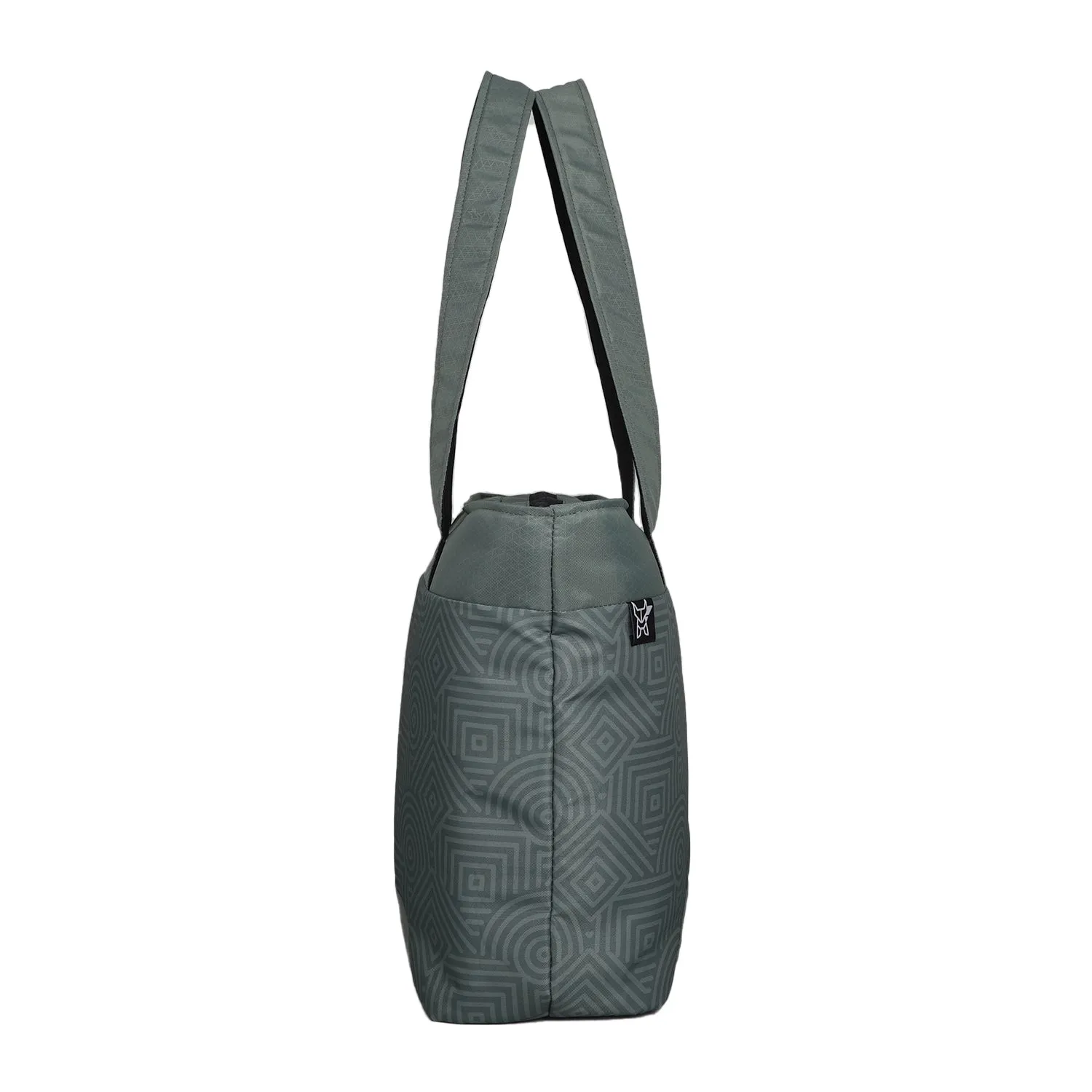 Arctic Fox Lattice Laptop Tote Bag For Women  (Sea Spray)