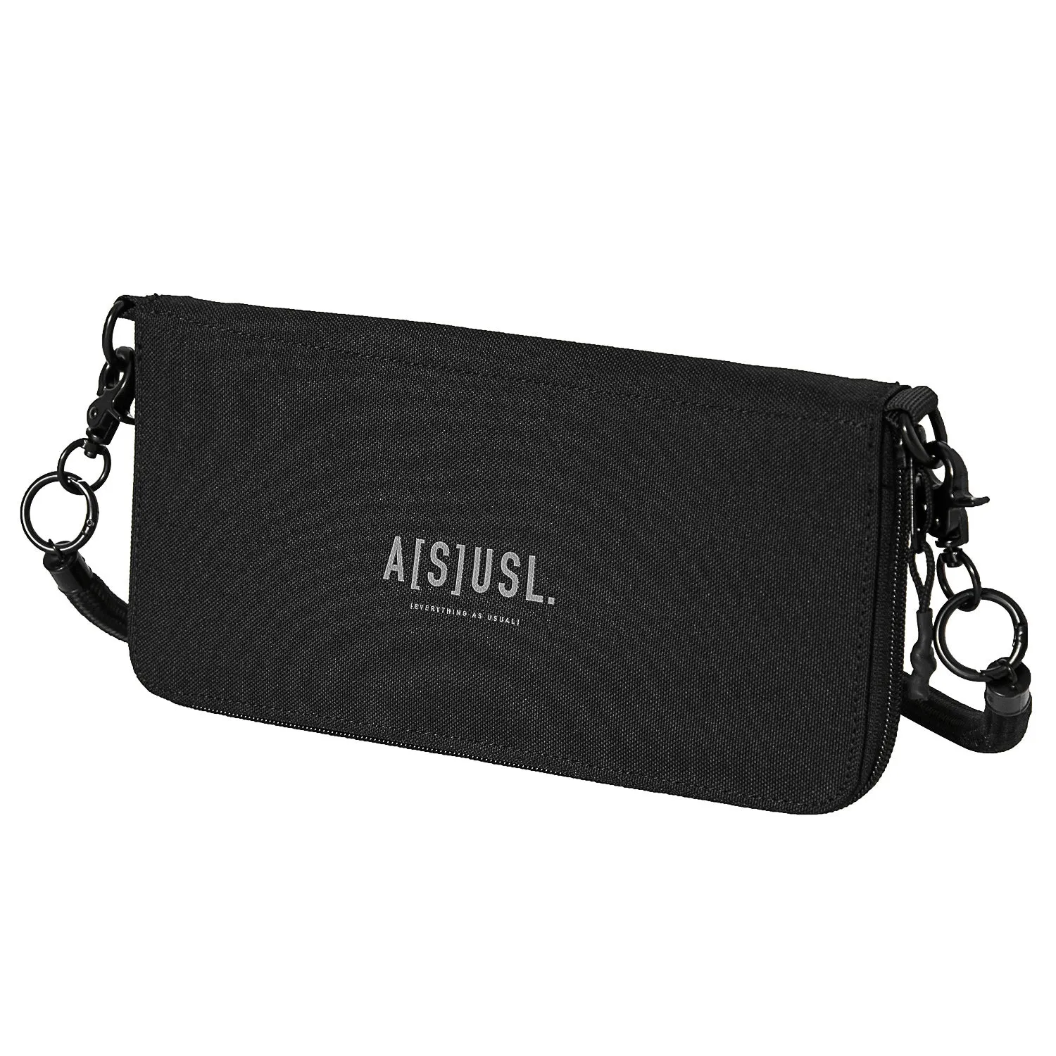 A[S]USL ASUSL LOGO PASSPORT POUCH-BLACK