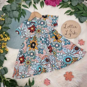 Baby & Toddler Vintage Floral Gathered T-dress