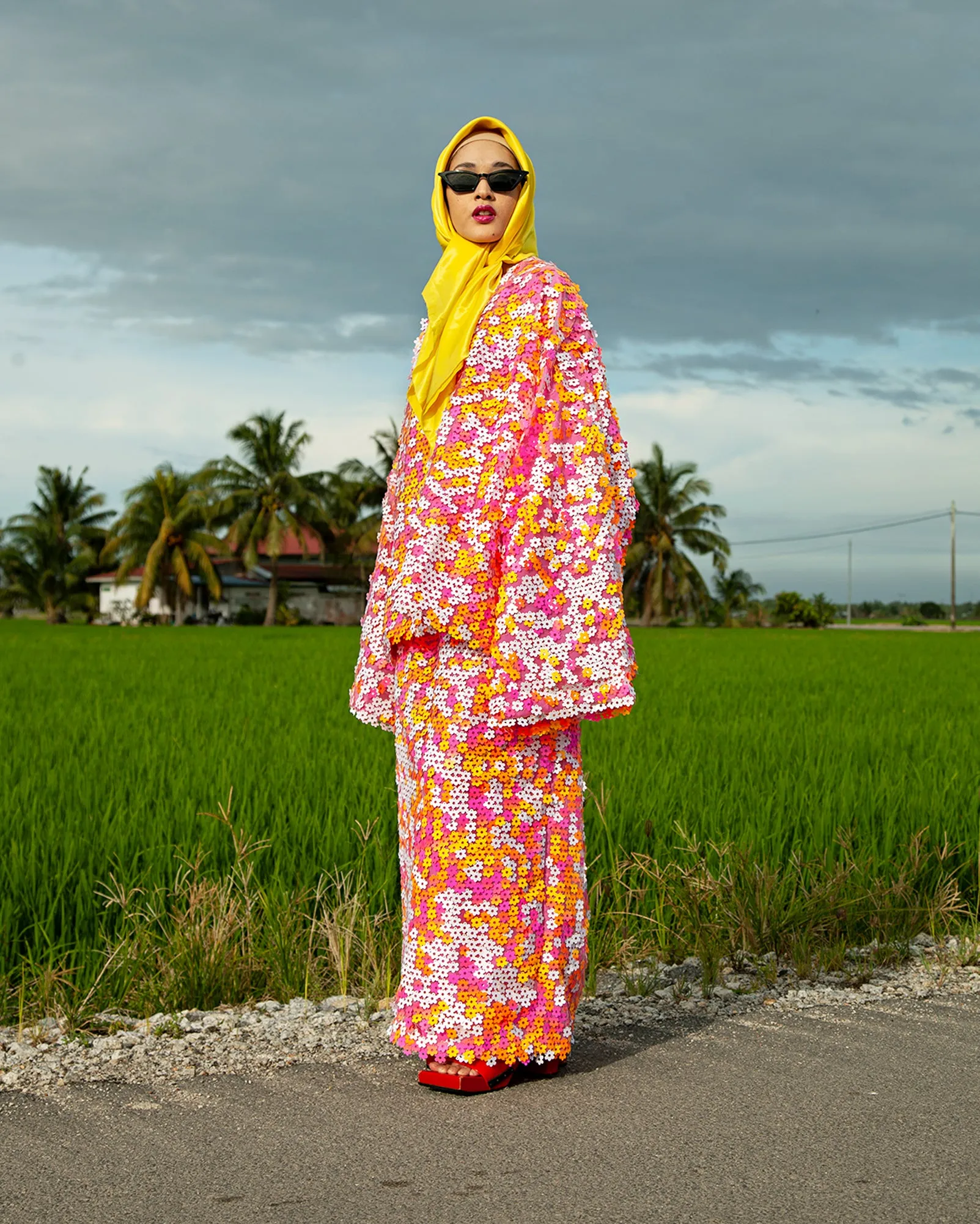 Baju Kurung Blossom (Pink)