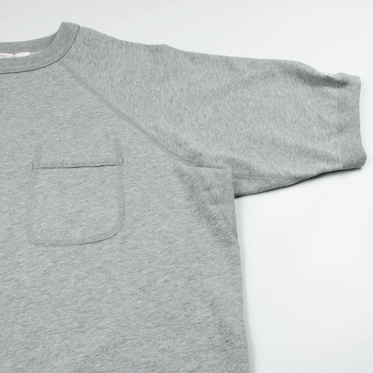 Battenwear - Short-sleeve Reach-Up Sweatshirt - Grey