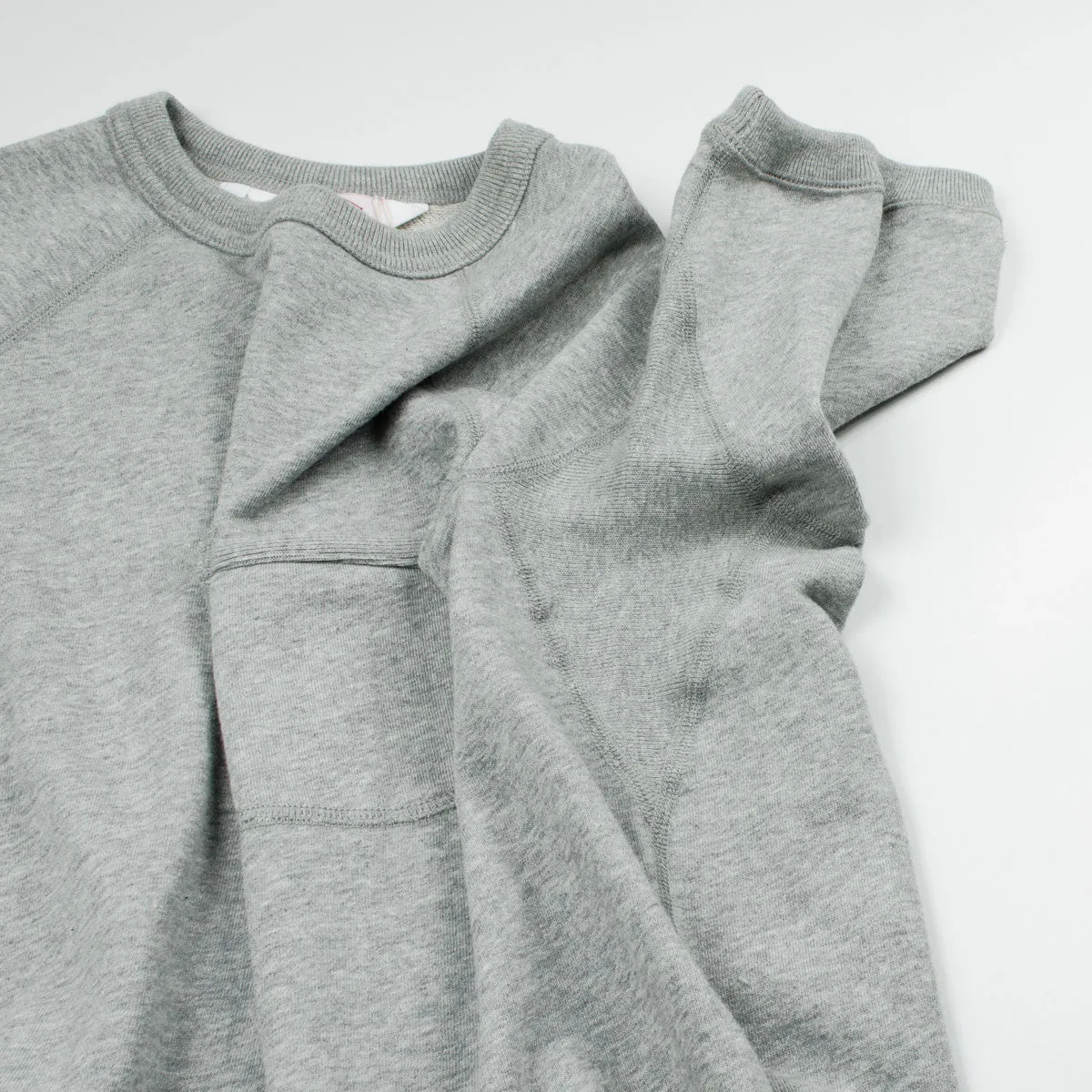 Battenwear - Short-sleeve Reach-Up Sweatshirt - Grey