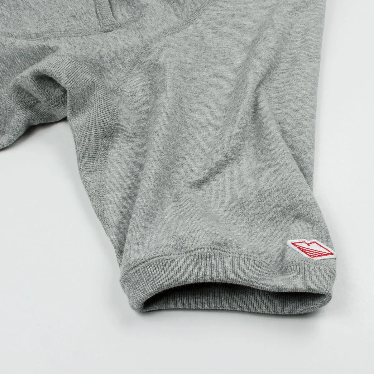 Battenwear - Short-sleeve Reach-Up Sweatshirt - Grey