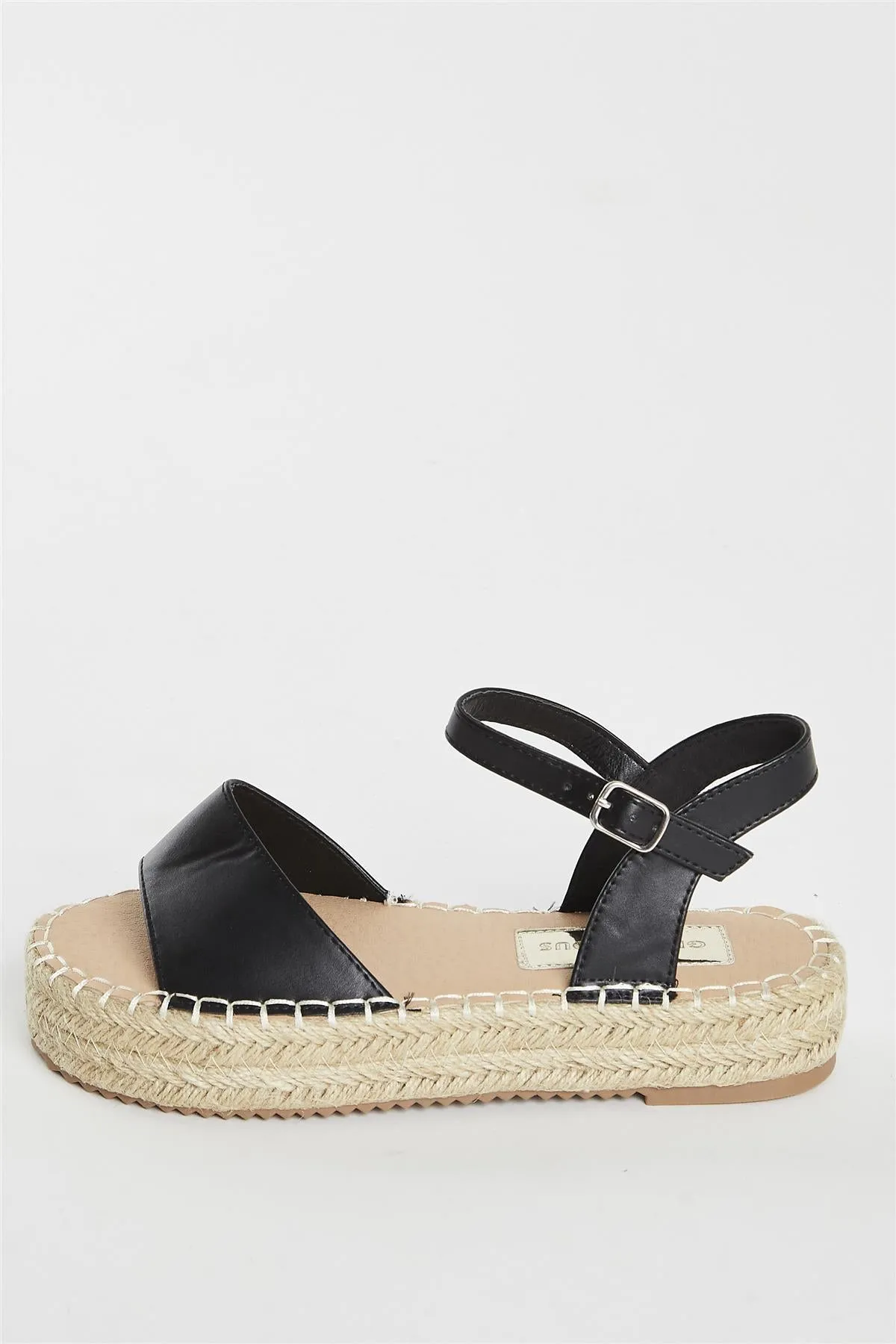 Black Open Toe Sandal