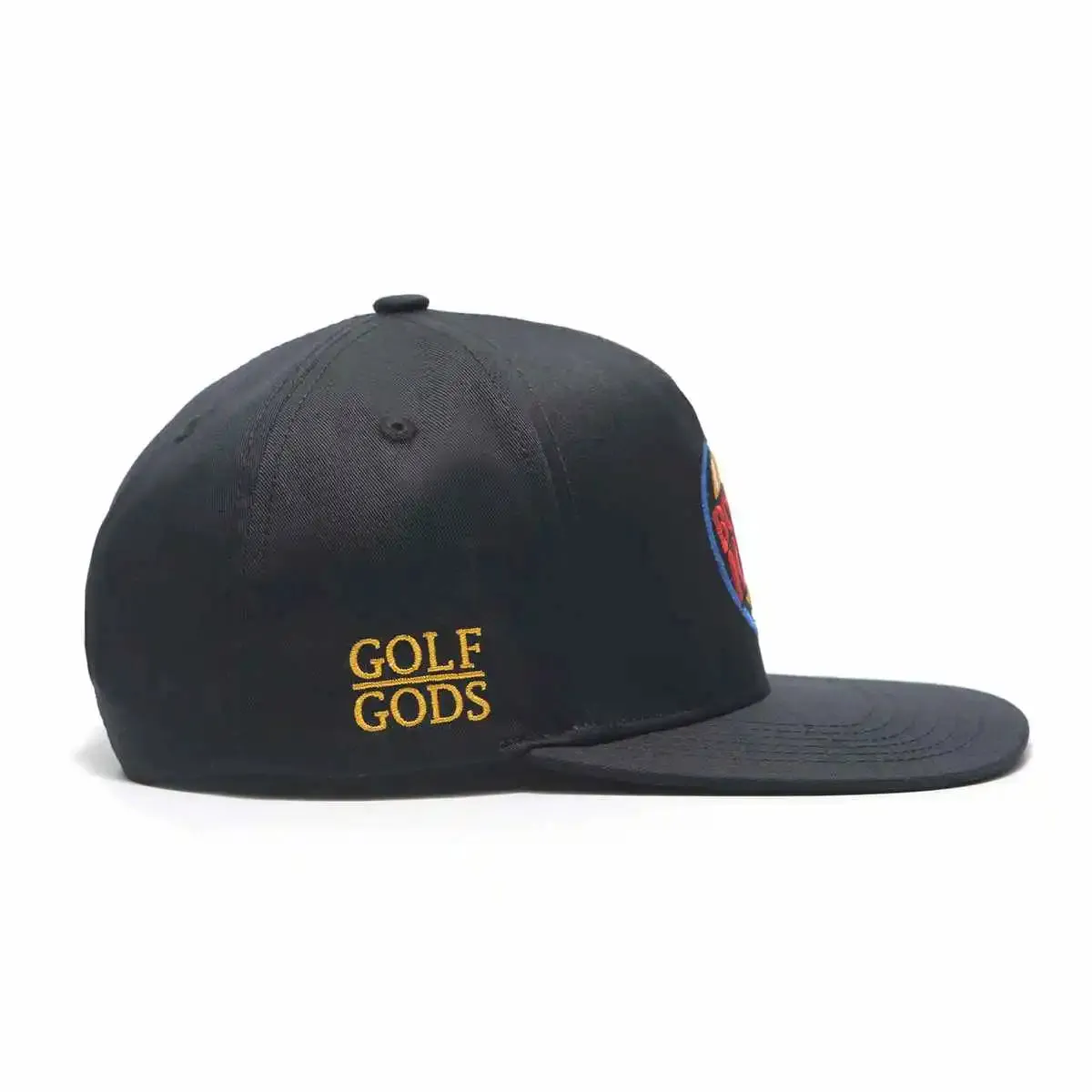 Bogey King Black SnapBack Golf Hat - Flat Brim