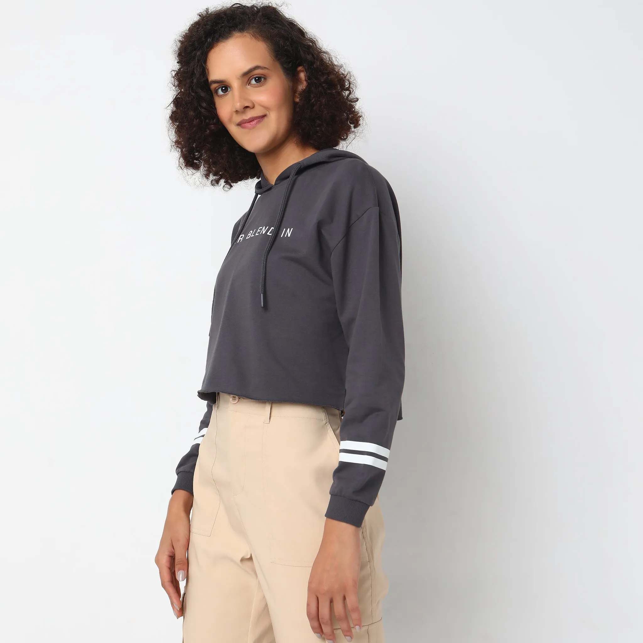 Boxy Fit Graphic Sweatshirt