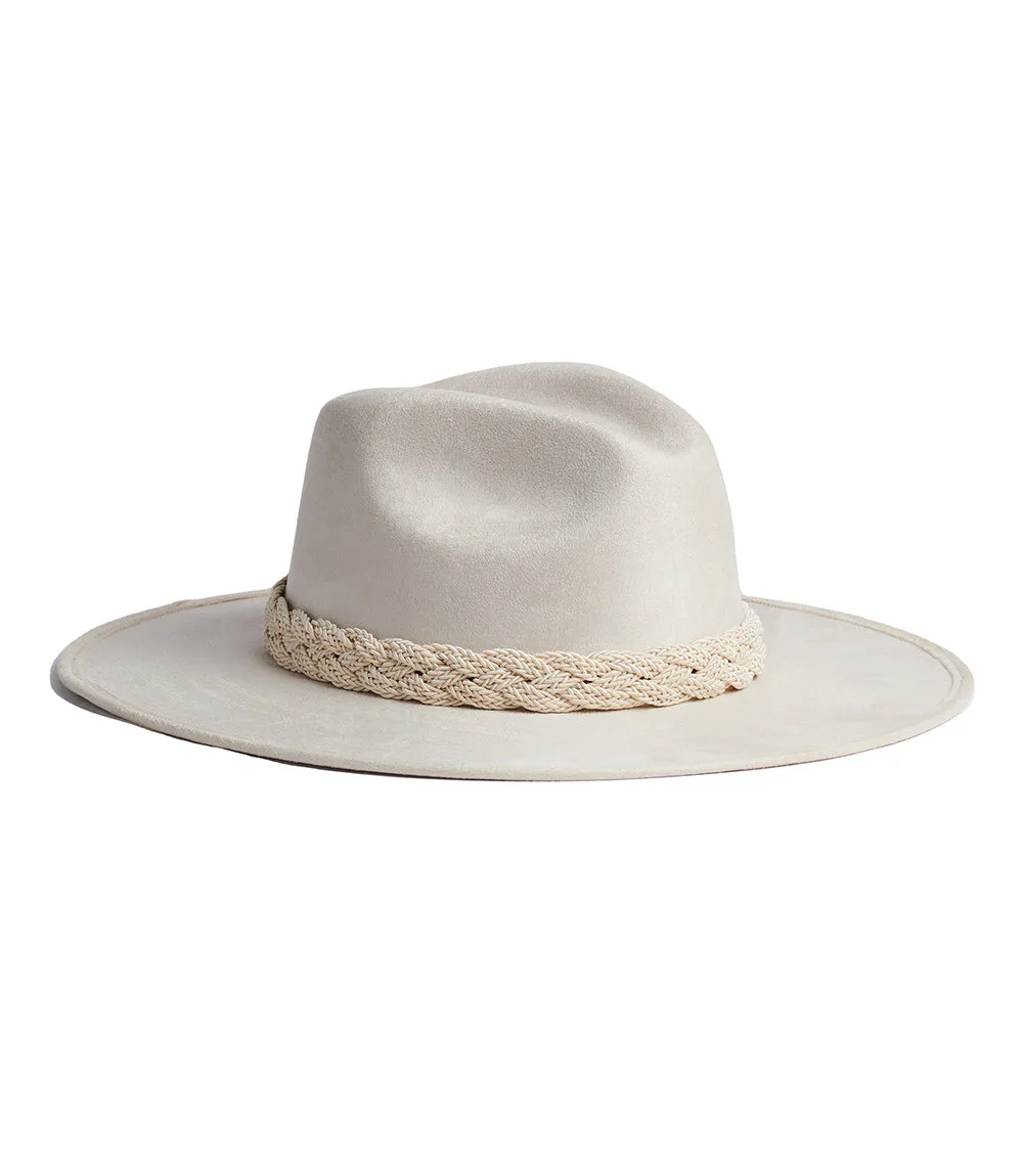 Braided Trim Fedora Hat