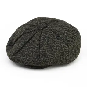 British Bag Co. 8 Panel Herringbone Cap