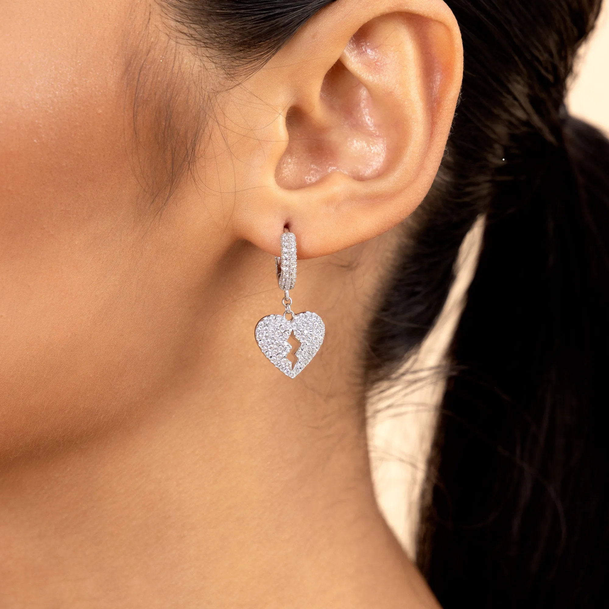 Broken Heart Earring