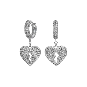 Broken Heart Earring