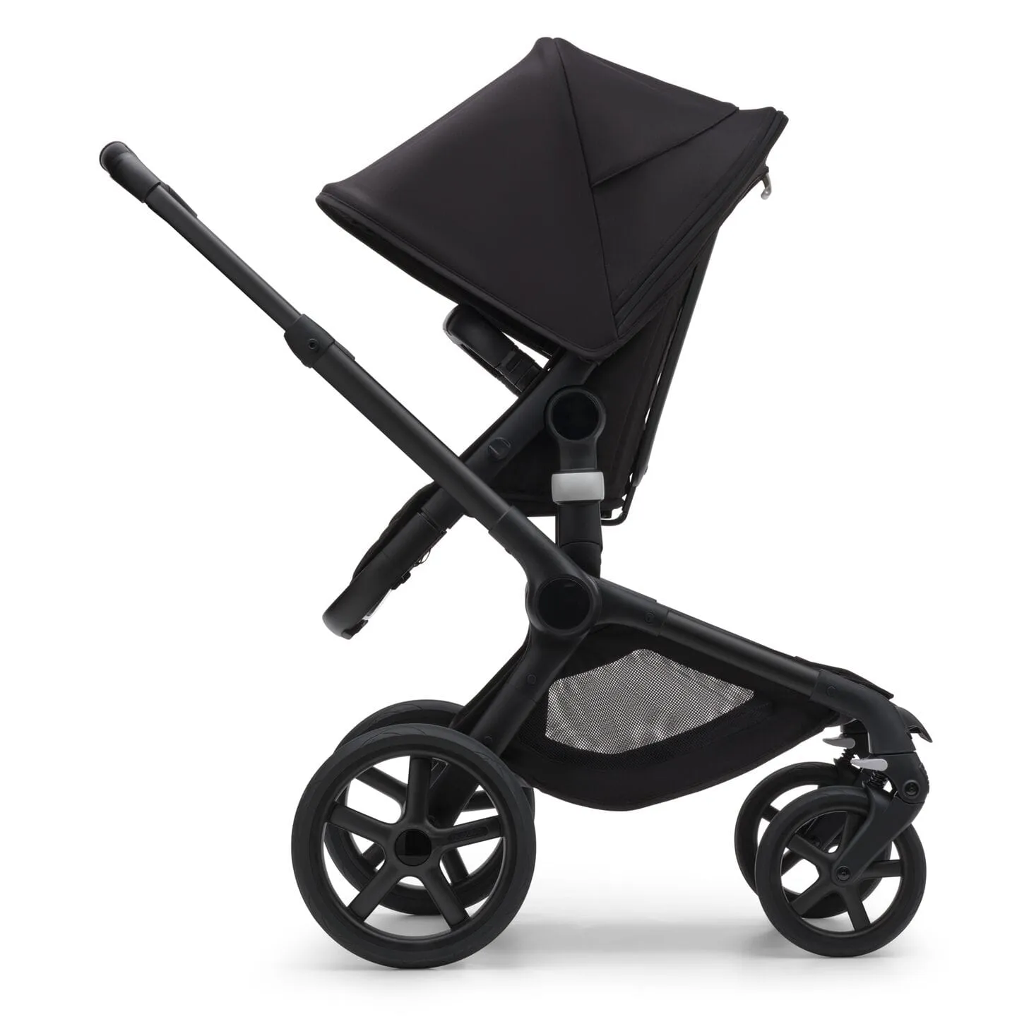 Bugaboo Fox 5, Pebble 360 and Base Travel System - Black/Midnight Black/Midnight Black