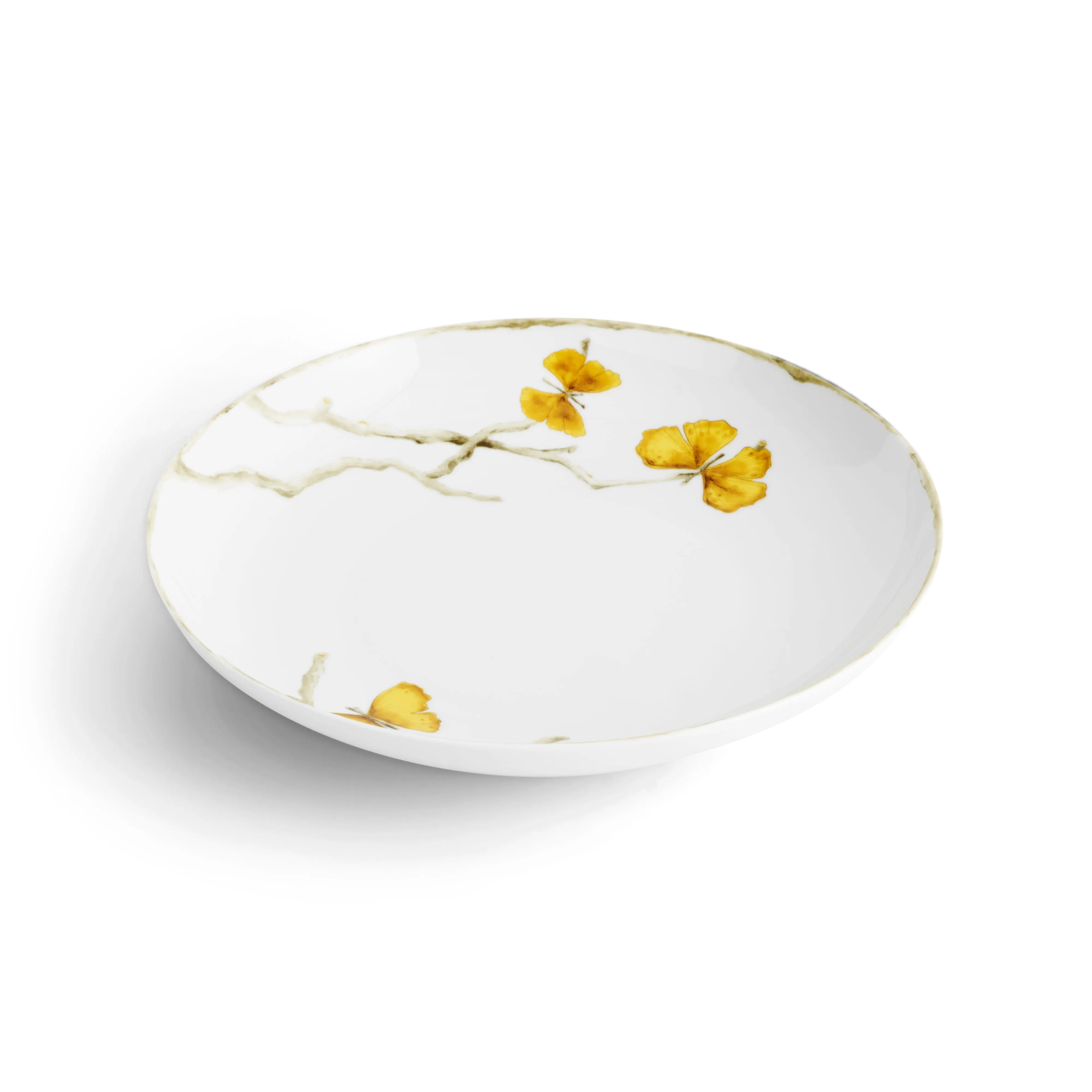 Butterfly Ginkgo Gold Dinnerware