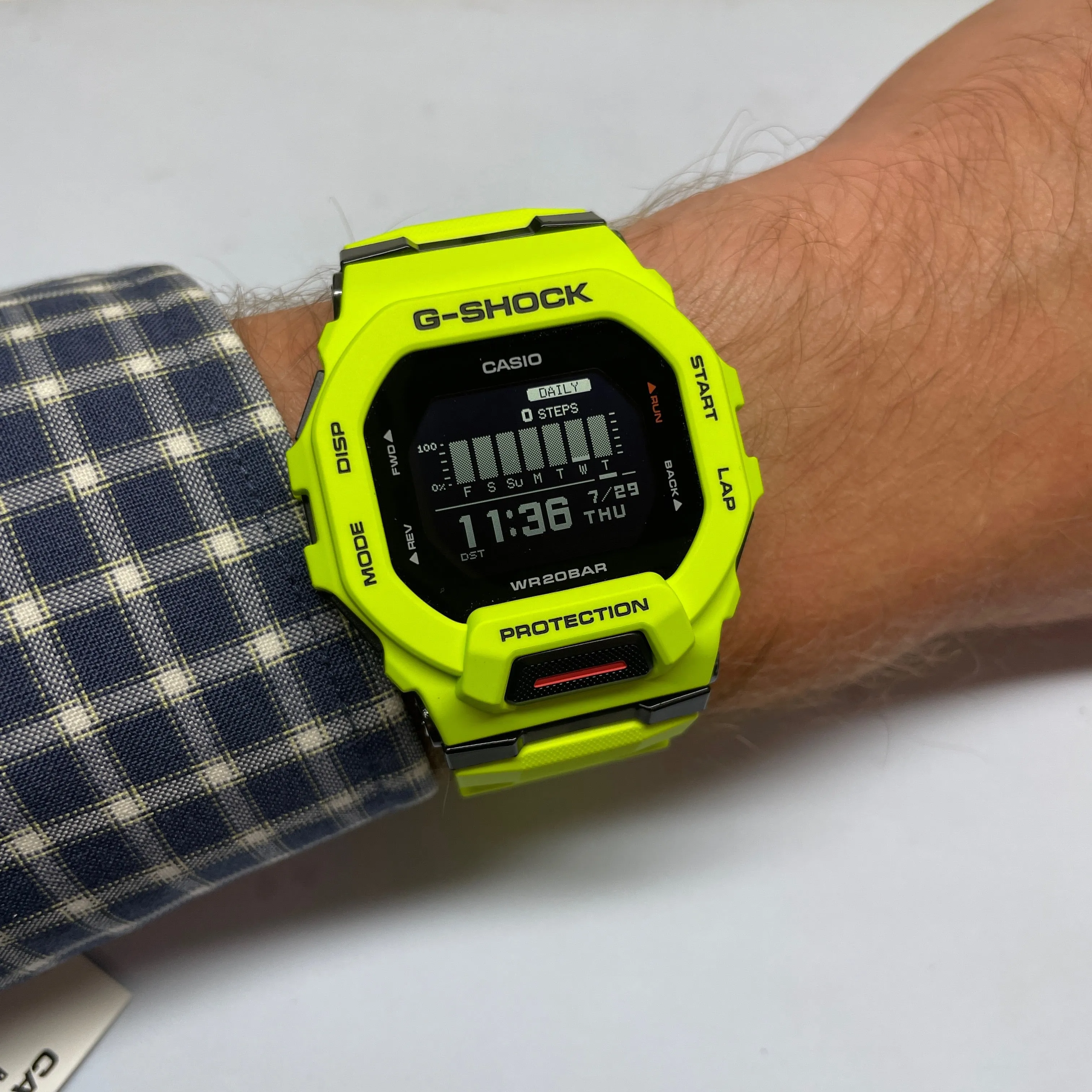 CASIO G-Shock GBD200-9 Move Watch Power Trainer Bright Yellow Bluetooth