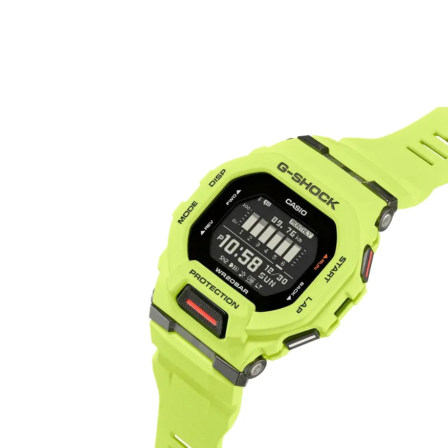 CASIO G-Shock GBD200-9 Move Watch Power Trainer Bright Yellow Bluetooth