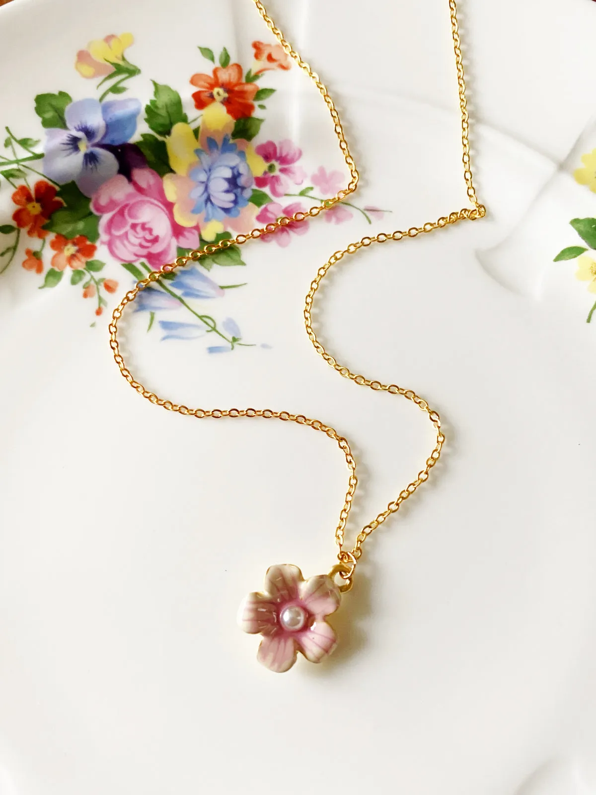 Cherry Blossom Necklace by Museum Reproductions