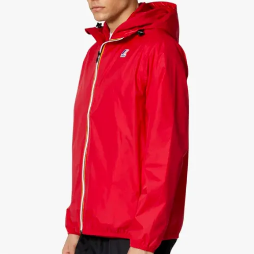 Claude Packable Unisex Rain Jacket (Red Berry)