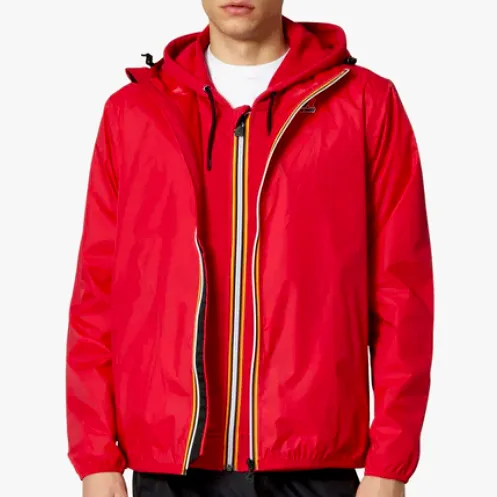 Claude Packable Unisex Rain Jacket (Red Berry)