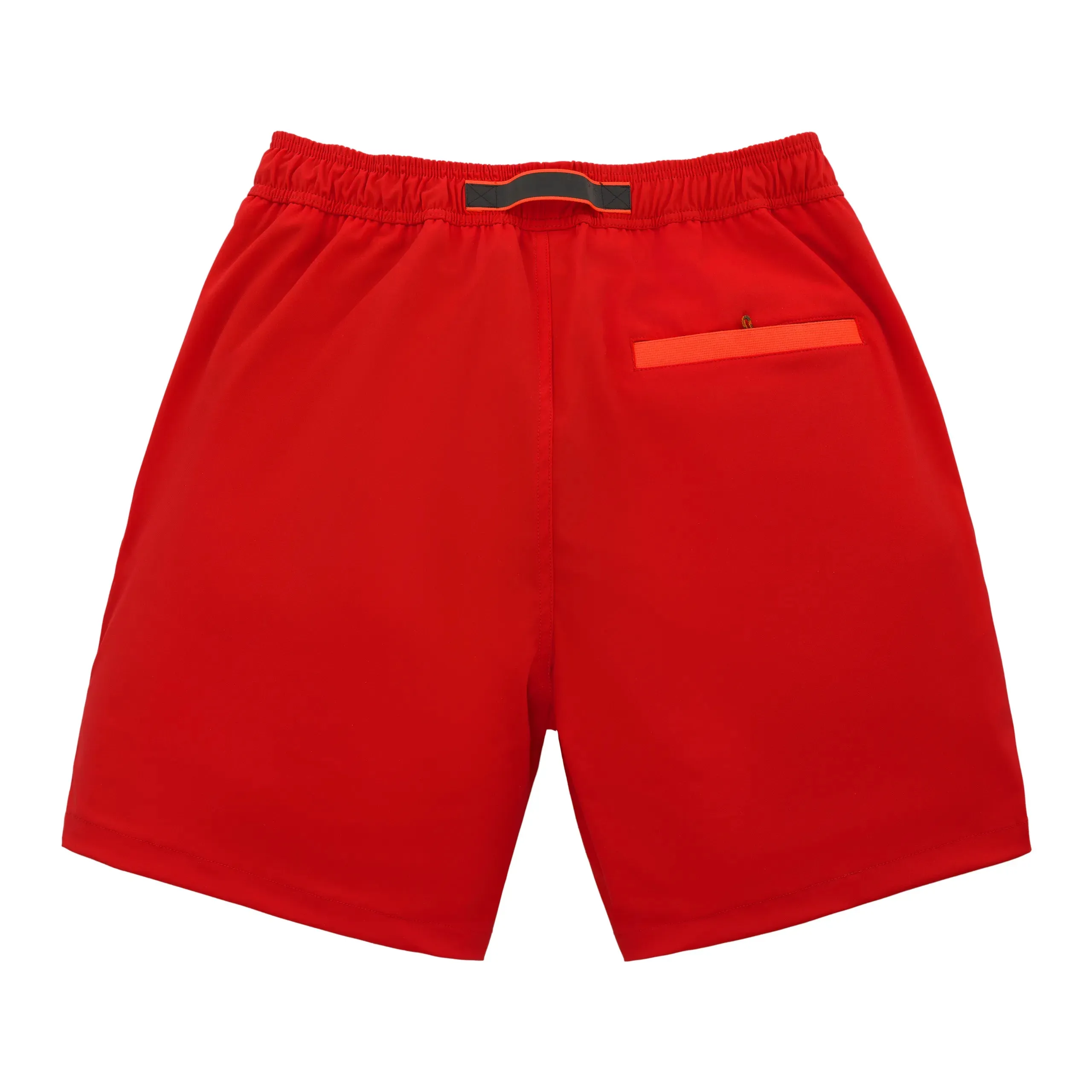 COD-2 4 Way Stretch Nylon Drawstring Swim Shorts in Scarlet