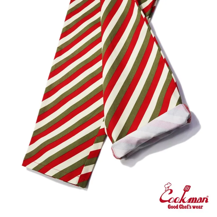 Cookman Chef Pants - Candy Stripe : Red