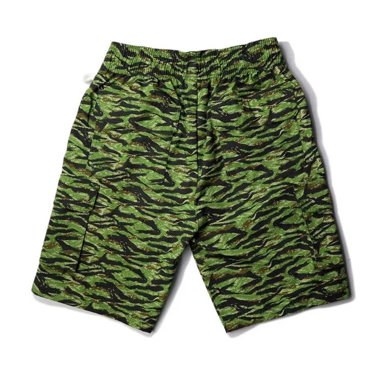 Cookman Chef Short Pants Cargo - Ripstop : Tiger Camo Green