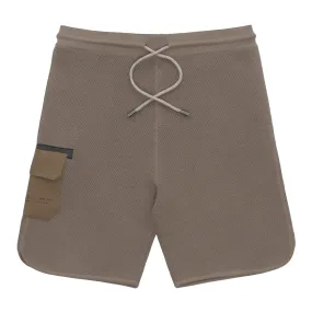 Cotton-Blend Sport Shorts in Sand