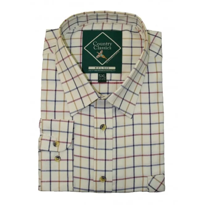 Country Classics Mens Long Sleeve Check Country Shirt - Kelso