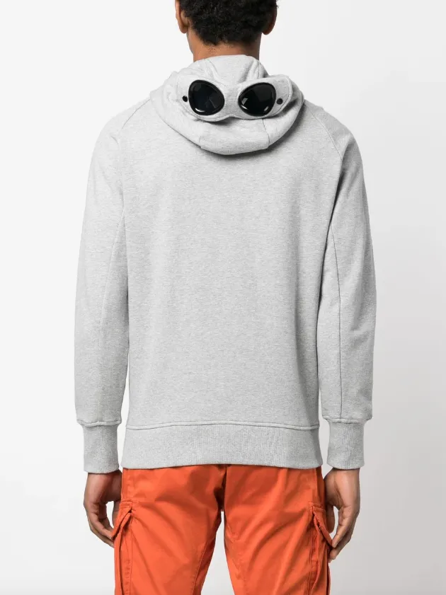 C.P. Company Diagonal Raised Fleece Goggle Hoodie