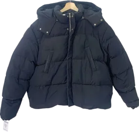 Dunst Black Detachable Hoodie Goose Down Jacket UK L