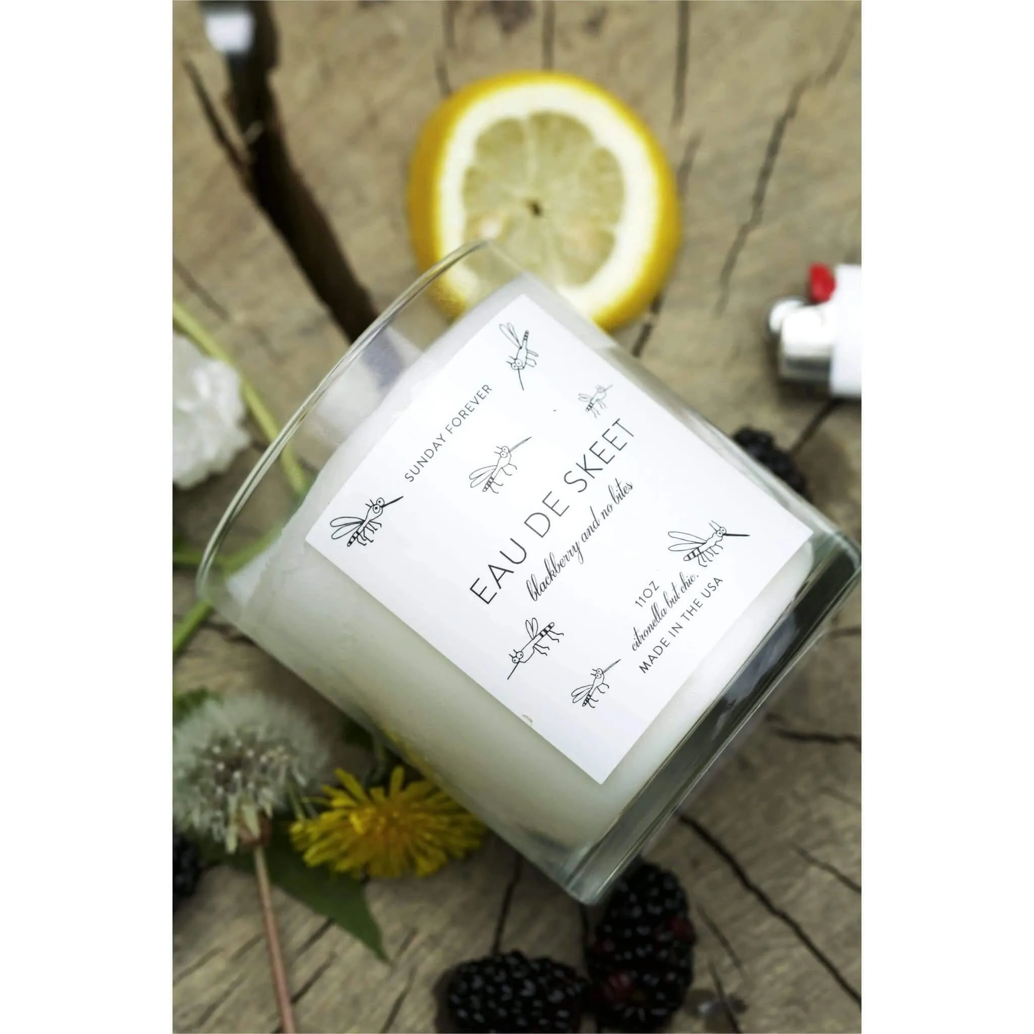 Eau de Skeet Citronella Luxury Candle