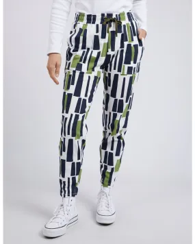 Elm - Valley Lounge Pant - Valley Geo Print