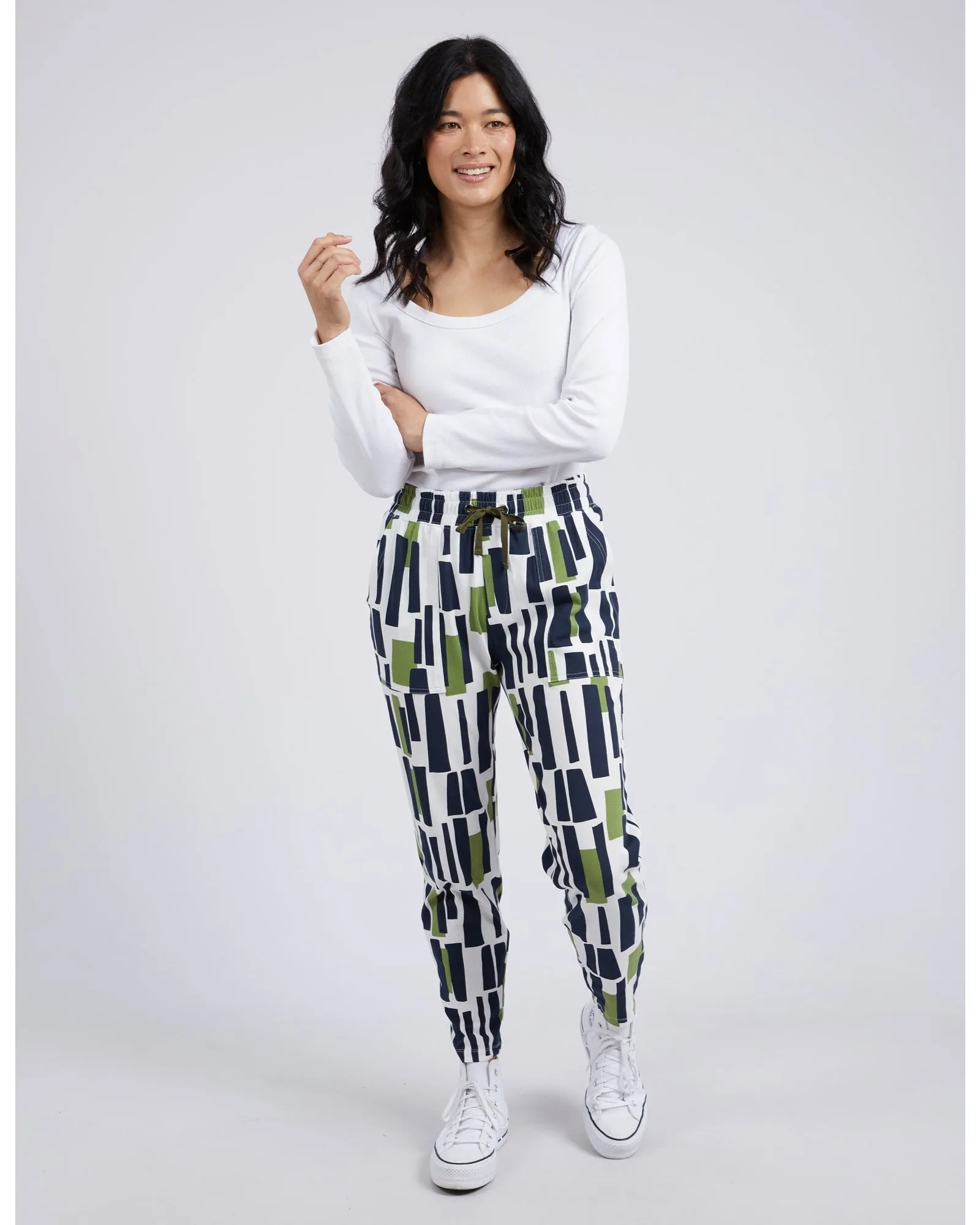 Elm - Valley Lounge Pant - Valley Geo Print