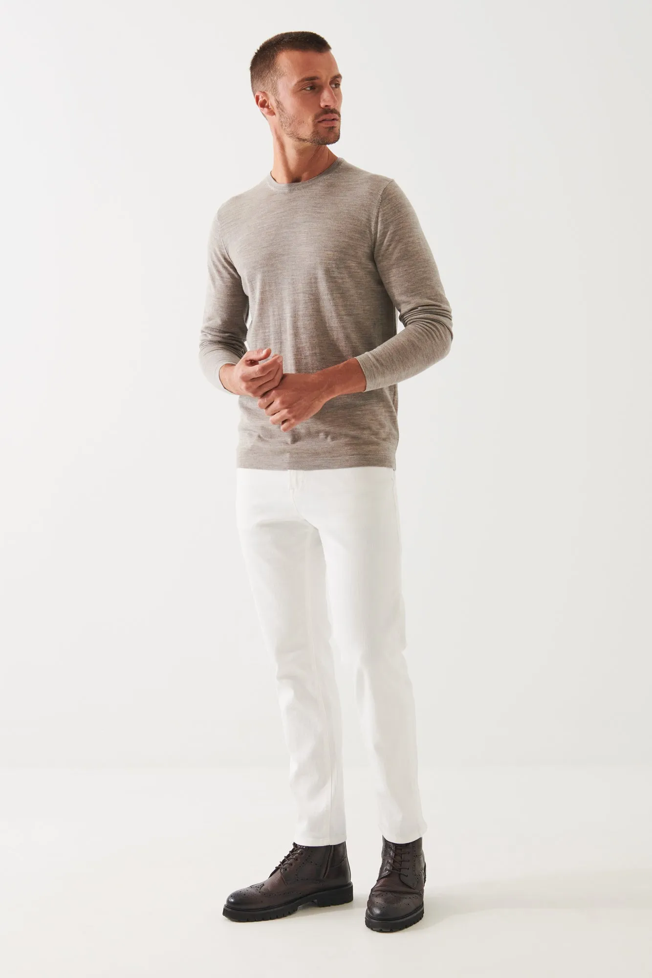 EXTRA-FINE MERINO CREWNECK