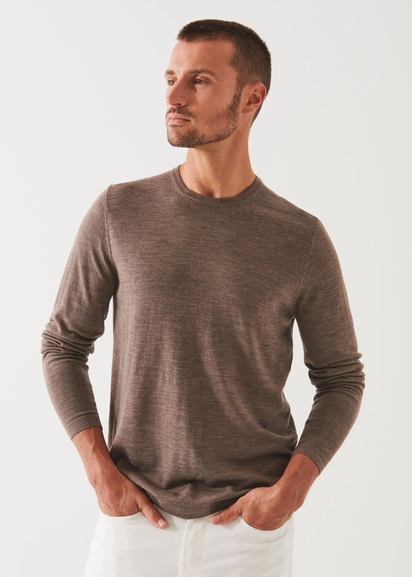 EXTRA-FINE MERINO CREWNECK