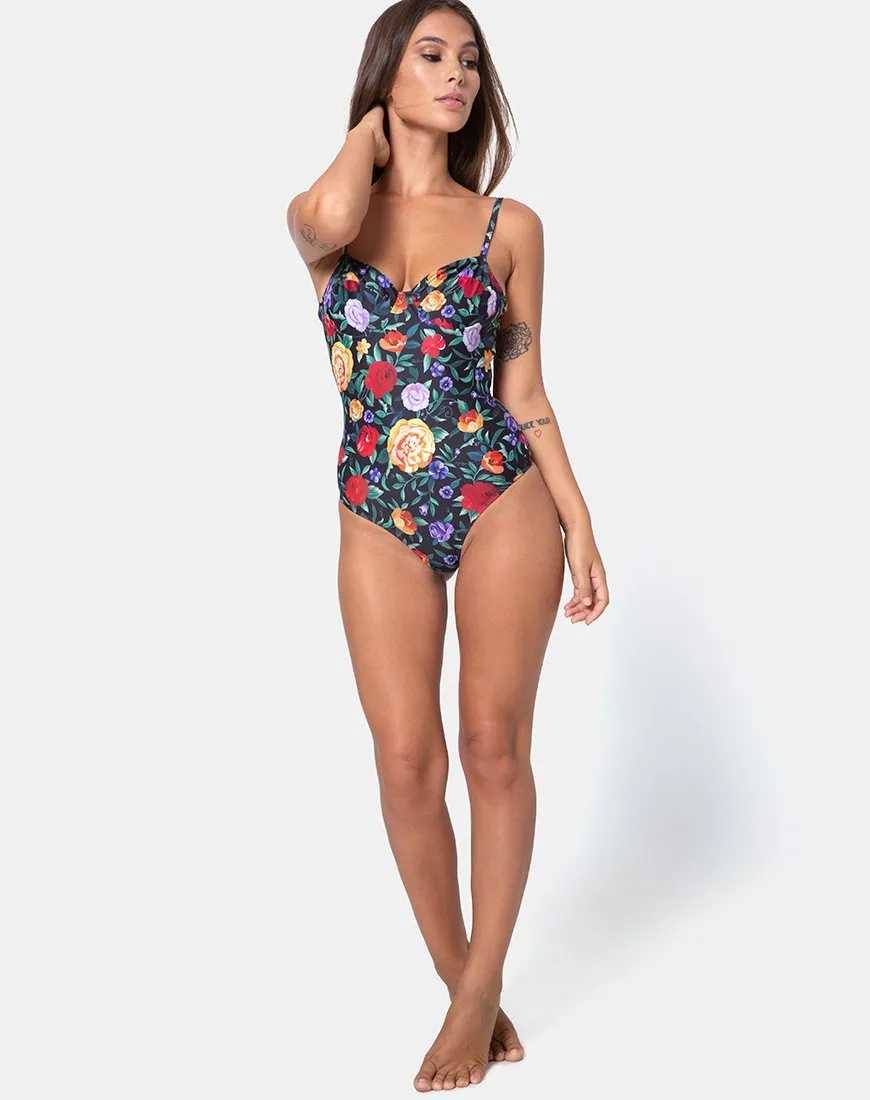 Faira Swimsuit in Senorita Rose